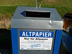 Altpapiercontainer